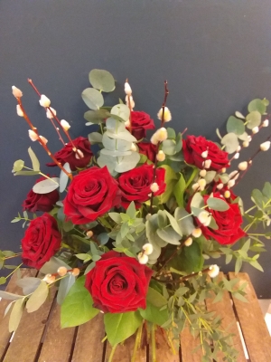 Luxurious Red Rose Bouquet