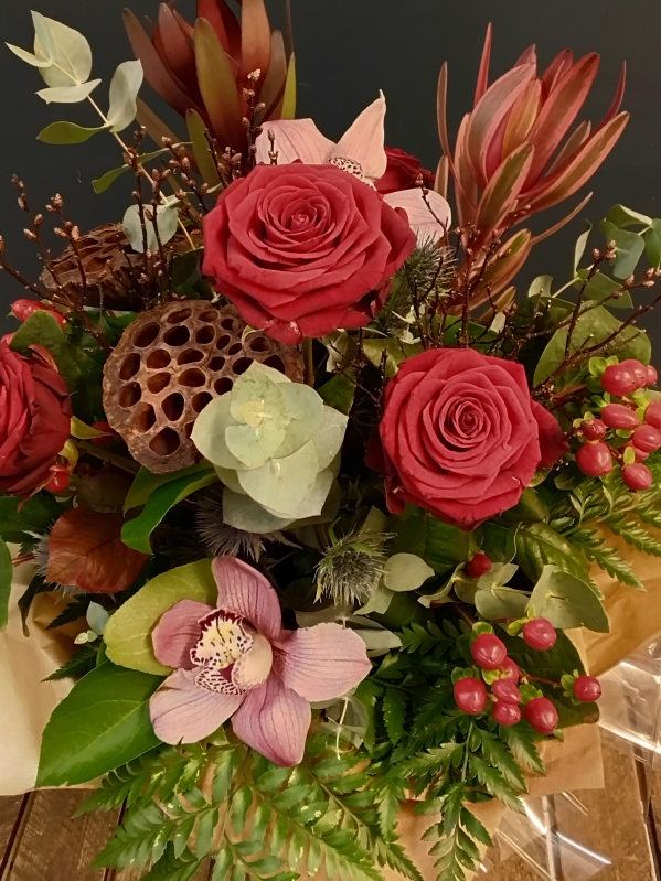 Christmas Wild and Rustic Bouquet