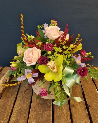 Magenta Fall Hat box