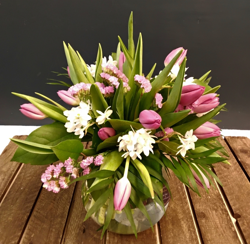 Mother's Day Vase of Spring Happiness