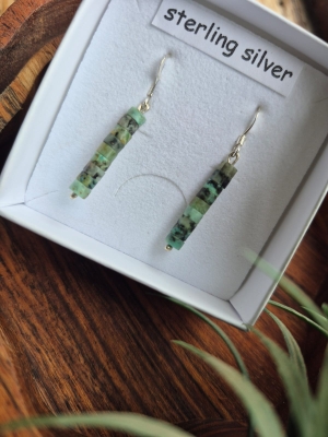 Turquoise Rordelle Bead Earrings