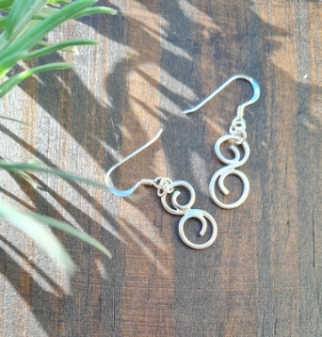 Double Swirl Earrings