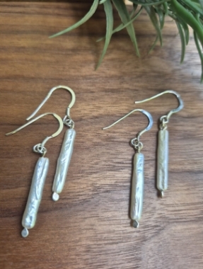 Long Pearl Earrings