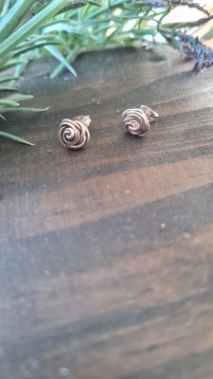 Rose Stud Earrings