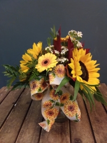 Sunflower Vase